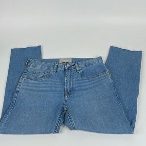 Everlane Boyfriend Cropped Jeans medium blue size 24